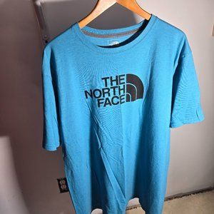 The North Face Classic Fit XXL Blue Half Dome Logo Tee